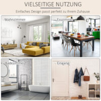 Küchenschrank Kommode mit 2 Schubladen Holz Weiss 74x40x915cm