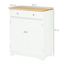 Küchenschrank Sideboard mit 2 Schubladen 68 x 403 x 85 cm