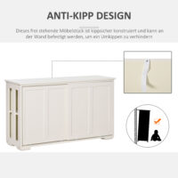Küchenschrank Sideboard mit Schiebetüren Kommode