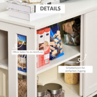 Küchenschrank Sideboard mit Schiebetüren Kommode