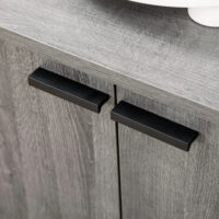 Küchenschrank Sideboard mit Weinregal 86.4x40x91.4cm