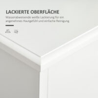 Küchenschrank mit Ablage für Mikrowelle 90 x 40 x 82 cm