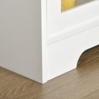 Küchenschrank mit Ablage für Mikrowelle 90 x 40 x 82 cm