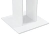 Esstisch Lindesnes 65x65x78 cm Weiss Hochglanz