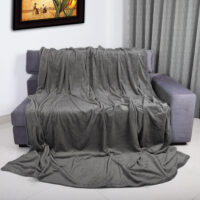 Kuscheldecke 280x210cm ~ dunkelgrau