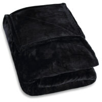 Kuscheldecke Premium 240x220cm ~ schwarz