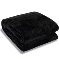 Kuscheldecke Premium 240x220cm ~ schwarz