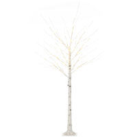 LED Baum Birke 96 LEDs 180cm warmweiss