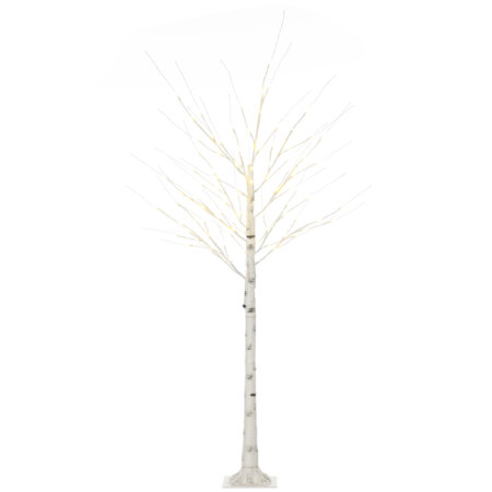 LED Baum Birke 96 LEDs 180cm warmweiss