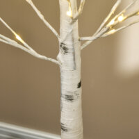 LED Baum Birke 96 LEDs 180cm warmweiss