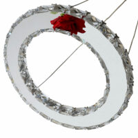 LED-Hängeleuchte Deckenleuchte Pendelleuchte Kristallglas ~ 8W