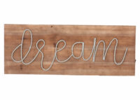 LED-Holzschild mit Beleuchtung ~ 28x72x3cm