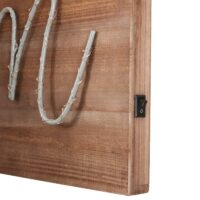 LED-Holzschild mit Beleuchtung ~ 28x72x3cm