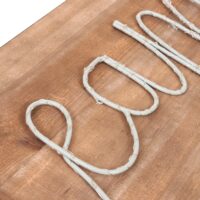 LED-Holzschild mit Beleuchtung ~ 28x72x3cm