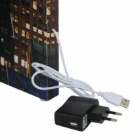 LED-Paravent New York Timer netzbetrieben 180x200cm 30 LEDs