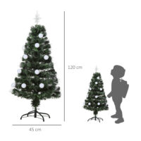 LED Weihnachtsbaum mit  130 Spitzen Ø45x120Hcm