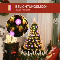 LED Weihnachtsbaum mit  130 Spitzen Ø45x120Hcm