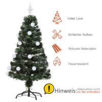 LED Weihnachtsbaum mit  130 Spitzen Ø45x120Hcm