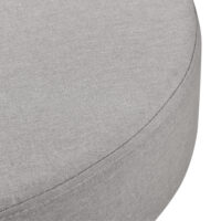Couchtisch Nelson Ø 60 cm Polster Grau/Schwarz