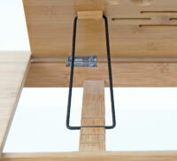 Laptoptisch Notebooktisch Betttisch Bambus mit Lüfter ~ höhenverstellbar
