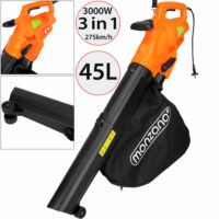 Laubbläser Laubsauger Häcksler 3in1 3000W