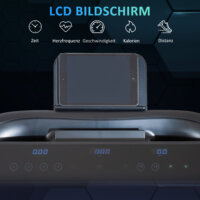 Laufband Fitness klappbar elektrisch mobil 550 W 1-12 km/h LCD-Display