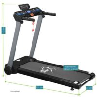 Laufband Klappbar 1-12 km/h  Lauffläche: 108 x 40