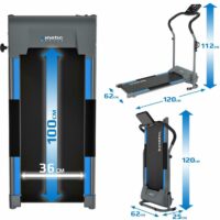 Laufband Klappbar 10 km/h  8 Programme Puls 120kg