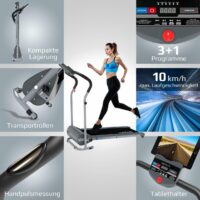 Laufband Klappbar 10 km/h  LCD Display Puls 120kg