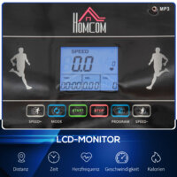 Laufband Klappbar elektrisch 400 W 1-12 km/h LCD-Display Rosa