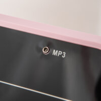 Laufband Klappbar elektrisch 400 W 1-12 km/h LCD-Display Rosa