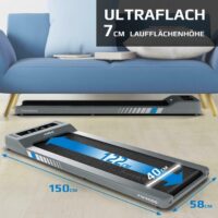 Laufband für /unter Schreibtisch Flat Walk 6km/h 120kg
