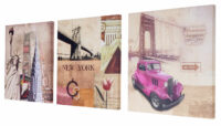 Leinwandbild Wandbild 3-teilig 150x50cm ~ New York