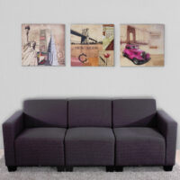 Leinwandbild Wandbild 3-teilig 150x50cm ~ New York