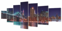 Leinwandbild Wandbild 7-teilig 140x50cm ~ New York