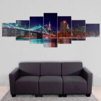 Leinwandbild Wandbild 7-teilig 245x87cm ~ New York