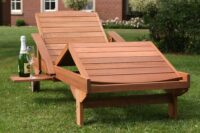 Liegestuhl Gartenliege Lounger ~ fahrbar
