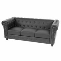 Luxus 3er Sofa Chesterfield Sofa Couch Farbwahl