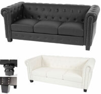 Luxus 3er Sofa Chesterfield Sofa Couch Farbwahl