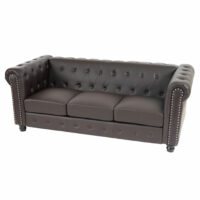 Luxus 3er Sofa Chesterfield Sofa Couch Farbwahl