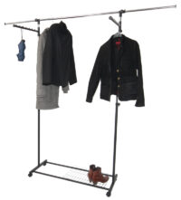 Luxus Kleiderwagen Kleiderständer Rollgarderobe fahrbar