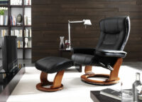 MCA Fernsehsessel Relaxsessel Hamilton Echtleder braun