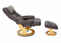 MCA Fernsehsessel Relaxsessel Montreal Echtleder braun naturbraun