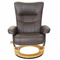 MCA Fernsehsessel Relaxsessel Montreal Echtleder braun naturbraun