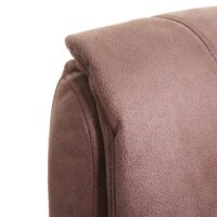 MCA Relaxsessel TV-Sessel mit Hocker taupe-braun