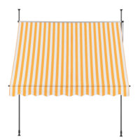 Klemmmarkise 150x120x200-300cm ohne Bohren