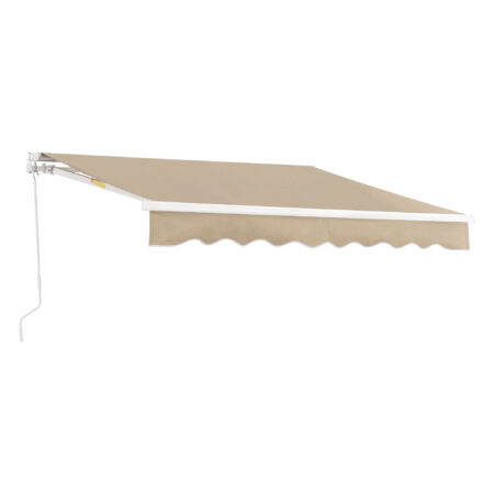 Gelenkarmmarkise Bitonto 250x200cm mit Handkurbel Beige