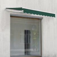 Gelenkarmmarkise Bitonto 250x200cm mit Handkurbel Dunkelgrün