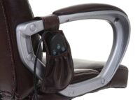 Massage Bürostuhl HWC mit Heizfunktion ~ bordeaux