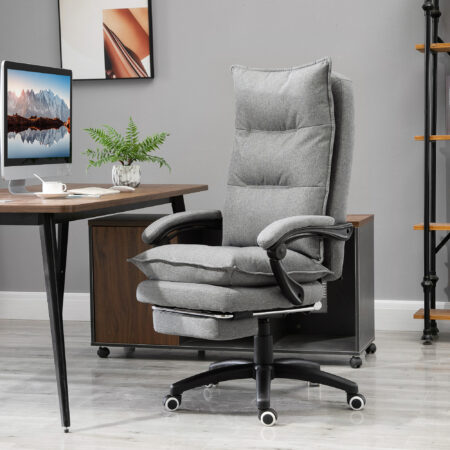 Massage Bürostuhl ergonomischer Schreibtischstuhl Grau